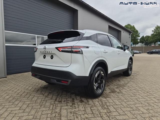 Nissan Qashqai 1.3 DIG-T MHEV 158 PS X-Tronic N-Connecta Teil-Leder PanoGlasdach Klimaautomatik Sitzheizung Lenkradheizung Navi ACC PDC v+h 360&deg;Kamera DAB Bluetooth Touchscreen Apple CarPlay Android Auto 18"LM 