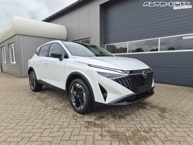 Nissan Qashqai 1.3 DIG-T MHEV 158 PS X-Tronic N-Connecta Teil-Leder PanoGlasdach Klimaautomatik Sitzheizung Lenkradheizung Navi ACC PDC v+h 360&deg;Kamera DAB Bluetooth Touchscreen Apple CarPlay Android Auto 18"LM 