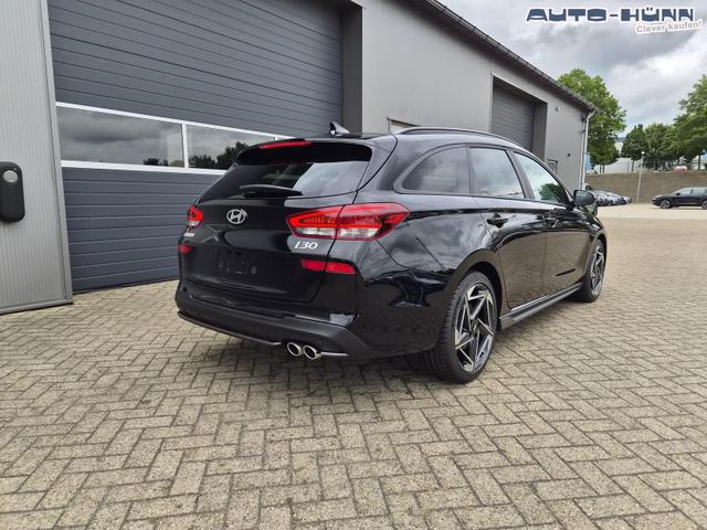 Hyundai i30 Kombi 1.6 T-GDI 150PS Automatik N-Line Sitzheizung Lenkradheizung Klimaautomatik Navi 10,3"-Touchscreen Bluelink Apple CarPlay + Android Auto PDC v+h R&uuml;ckf.Kamera 18-LM 