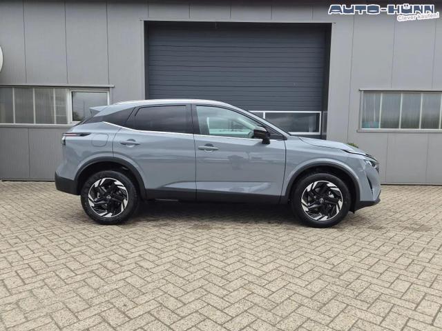 Nissan Qashqai 1.3 DIG-T MHEV 158 PS X-Tronic N-Connecta Teil-Leder PanoGlasdach Klimaautomatik Sitzheizung Lenkradheizung Navi ACC PDC v+h 360&deg;Kamera DAB Bluetooth Touchscreen Apple CarPlay Android Auto 18"LM 