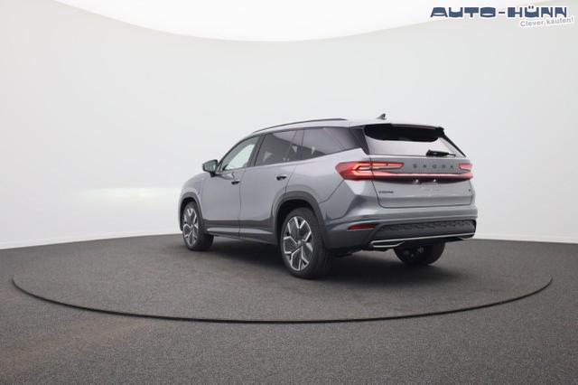 Skoda Kodiaq Sportline 1.5 TSI 204PS PHEV DSG Sitzheizung v+h Frontscheibe beheizb. 20"LM schwenkb. AHK elektr. PanoDach Alcantara PDC R&uuml;ckf.Kamera Klimaautomatik Lenkradheizung Navi Apple CarPlay Android Auto 2xKeyless vollelektr. Reichweite 116KM 