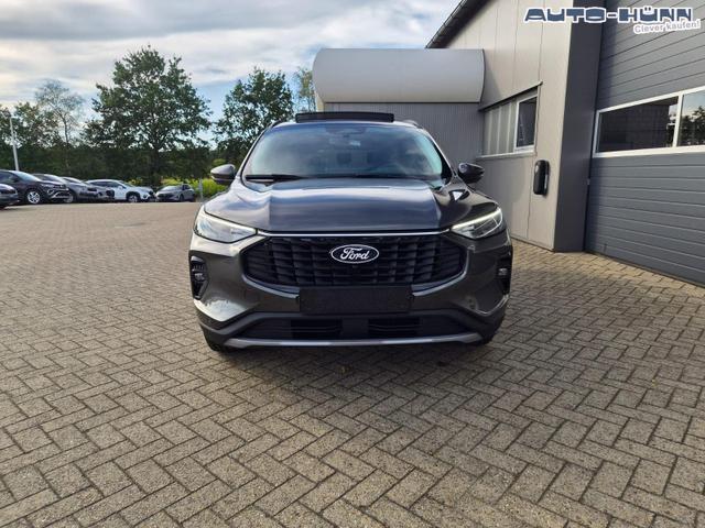 Ford Kuga Titanium 243PS PHEV Automatik schwenkb. AHK elektr. PanoDach Sitzheizung v+h Lenkradheizung Frontscheibe beheizb. Klimaautomatik Navi SYNC4 Apple CarPlay Android Auto Touchscreen PDC 4xKamera 2xKeyless 17"LM vollelektr. Reichweite 66KM 