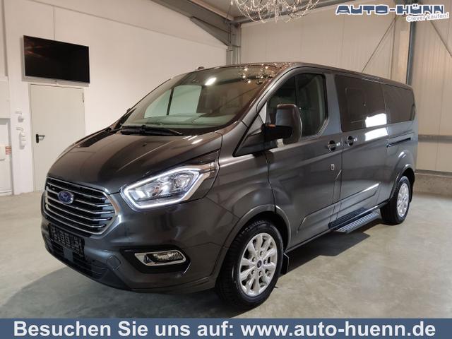 Ford Tourneo Custom - L2 Titanium 2.0 EcoBlue MHEV 150 PS-Navi-DAB-PDC-ACC-Spurhalteassistent-ToterWinkel-LED-17"Alu-Leder-8Sitze-Sofort