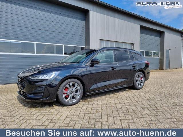 Ford Focus Turnier - 1.0 125PS ST-Line X Voll-Leder elektr. Heckklappe Winterpaket Rückf.Kamera ACC Klimaautomatik Sitzheizung Lenkradheizung Frontscheibe beheizb. Ford-Navi SYNC 4 B+O Sound DAB+ Bluetooth Apple Carplay Android Auto PDC v+h 2xKeyless 17-LM