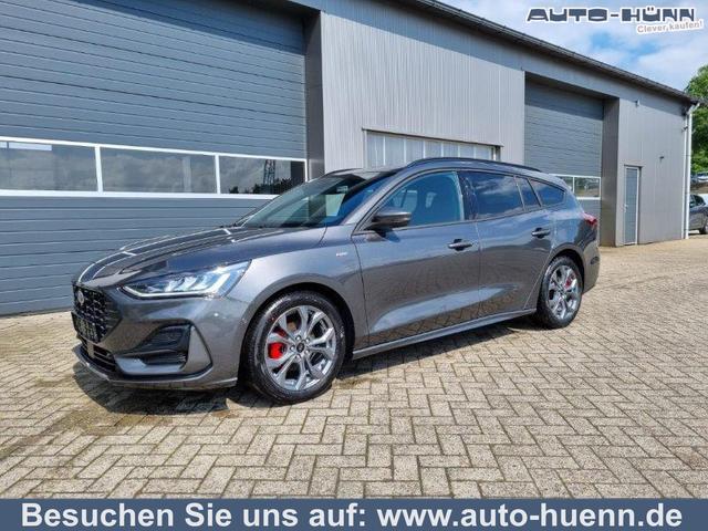 Ford Focus Turnier - 1.0 125PS ST-Line X Voll-Leder elektr. Heckklappe Winterpaket Rückf.Kamera ACC Klimaautomatik Sitzheizung Lenkradheizung Frontscheibe beheizb. Ford-Navi SYNC 4 B+O Sound DAB+ Bluetooth Apple Carplay Android Auto PDC v+h 2xKeyless 17-LM