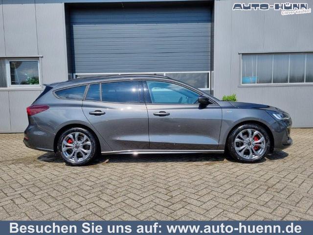 Ford Focus Turnier - 1.0 125PS ST-Line X Voll-Leder elektr. Heckklappe Winterpaket Rückf.Kamera ACC Klimaautomatik Sitzheizung Lenkradheizung Frontscheibe beheizb. Ford-Navi SYNC 4 B+O Sound DAB+ Bluetooth Apple Carplay Android Auto PDC v+h 2xKeyless 17-LM