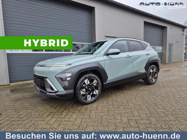 Hyundai KONA - 1.6 GDI 129PS Hybrid Automatik Trend MY2025 elektr. Heckklappe Sitzheizung Lenkradheizung ACC Klimaautomatik Navi 12,3"-Touchscreen DAB+ wireless Apple CarPlay + Android Auto PDC v+h Rückf.Kamera 2xKeyless 18-LM