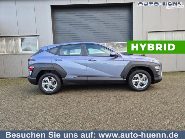 Hyundai KONA - 1.6 GDI 129PS Hybrid Automatik Select MY2025 Voll-LED Klimaautomatik Navi Rückf.Kamera PDC v+h 12,3"-Touchscreen DAB+ Apple CarPlay Android Auto Tempomat 16-LM