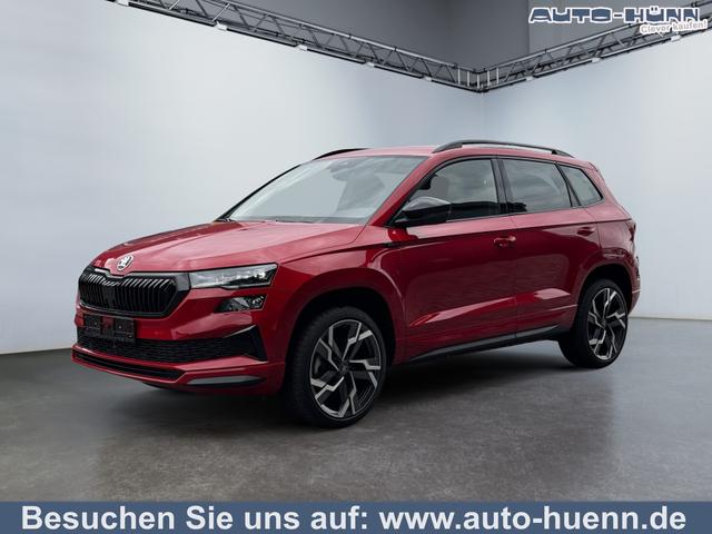 Skoda Karoq - 1,5 TSI DSG Sportline 2ZKlimaautomatik Canton Anh&auml;ngerkupplung Totewinkel Assistent 2 x Einparkhilfe Kamera 19 Zoll Felgen adaptiver Tempomat 5J Garantie