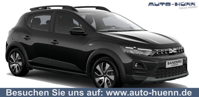 Dacia Sandero Stepway - Expression 1.0 TCe 110, NEUES MODELL, 3J Garantie, Klimaanlage, Lederlenkrad, Parksensoren hinten, R&uuml;ckfahrkamera, Dachreling, Tempomat, Multimedia System 10" + Smartphone-Spiegelung, Regen-/Licht-Sensor, ZV mit Fernbedienung, Elektr. Fensterheber v/h, NSW, Armlehn