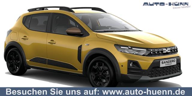 Dacia Sandero Stepway - Extreme 1.0 TCe 110, NEUES MODELL, 3J Garantie, 16" ALU, Klimaautomatik, Lederlenkrad, Parksensoren vorn/hinten, R&uuml;ckfahrkamera, Toter-Winkel, Hands-Free, Tempomat, Multimedia System 10" + Smartphone-Spiegelung, Regen-/Licht-Sensor, 4x FH elektr, NSW, Armlehne