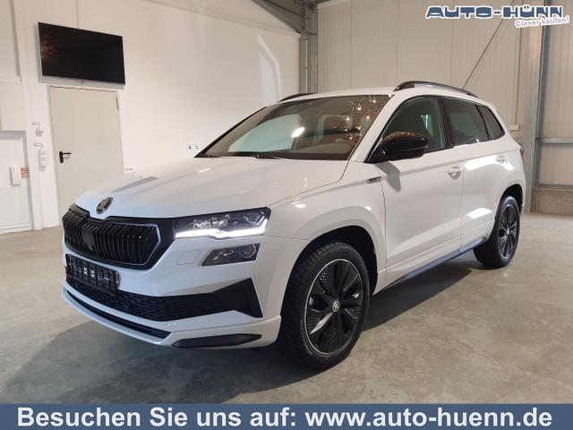 Skoda Karoq - Sportline 2.0 TSI 190 PS 4x4 DSG Navi-Anhängerkupplung-Garantie-LED-Matrix-AppleCarPlay-Android-Auto-ACC-Kessy-2-Zonen-Klimaautomatik-18''Alu