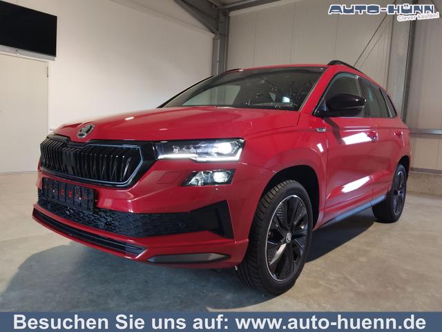 Skoda Karoq - Sportline 2.0 TSI 190 PS 4x4 DSG Navi-Anh&auml;ngerkupplung-Garantie-LED-Matrix-AppleCarPlay-2x PDC-Kamera-Android-Auto-ACC-Kessy-2-Zonen-Klimaautomatik-18''Alu-Sofort
