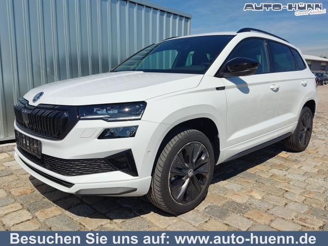 Skoda Karoq - Sportline 1,5 TSI 150 PS DSG Navi-4x Sitzheizung-Canton Sound-Anhängerkupplung-LED-Matrix-AppleCarPlay-Android-Auto-ACC-Kessy-2-Zonen-Klimaautomatik-18''Alu-Sofort