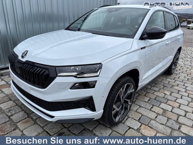 Skoda Karoq - Sportline 1,5 TSI 150 PS DSG -5 Jahre Garantie-Navi-4x Sitzheizung-Canton Sound-Anh&auml;ngerkupplung-LED-Matrix-AppleCarPlay-Android-Auto-ACC-Kessy-2-Zonen-Klimaautomatik-19''Alu-Sofort