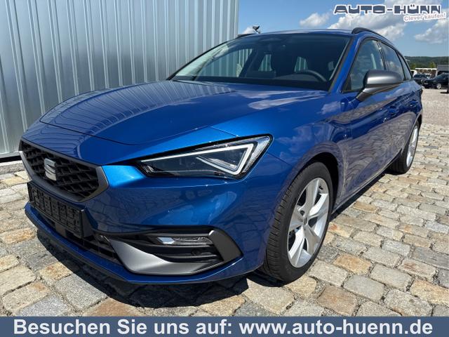 Seat Leon Sportstourer - FR 1.5 eTSI Mild-Hybrid 150PS 7DSG - 5 Jahre GARANTIE-Anh&auml;ngerkupplung-MATRIX LED-WINTER-SHZ-ACC-Klimaautomatik 3Zonen-beheiz.Lenkrad-NAVI-Ambiente-2xPDC-R&uuml;ckfahrkamera-ALU17"-DAB-elektr. Fensterheber-RDKS-Sunset-USB-Sofort