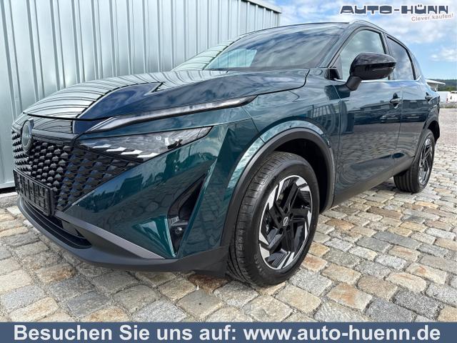Nissan Qashqai - N-Connecta 1.3 DIG-T MHEV 158 PS X-Tronic Teilleder-PanoGlasdach-Klimaautomatik-Navi-18" Alu-360&deg; Kam.-PDC 2x-ACC-Lenkradheizung-Sofort