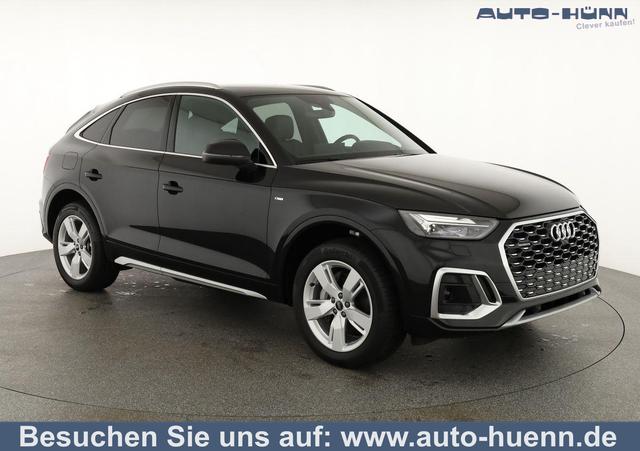 Audi Q5 Sportback - 55 TFSI e quattro S line TFSIe S-LINE, AHK, 19-Zoll, Teilleder