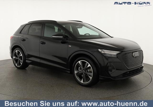 Audi Q4 e-tron - 45 basis quattro S-LINE, Pano, AHK, 20-Zoll, Matrix, Optikpaket schwarz