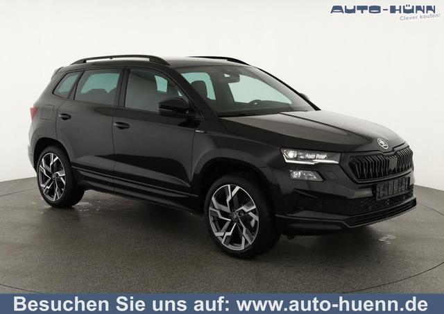 Skoda Karoq - Sportline 4x4 2.0 TSI DSG Sportline, AHK, Navi, Teilleder, Side, 5 J.-Garantie
