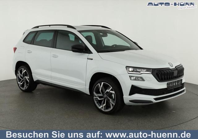 Skoda Karoq - Sportline 2.0 TDI DSG Sportline, Pano, AHK, Matrix, Teilleder, 5 J.-Garantie
