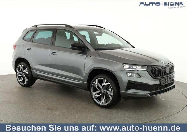 Skoda Karoq - Sportline 1.5 TSI DSG Sportline, AHK, Navi, Matrix, Side, el. Klappe, Winter, 5 J.-Garantie, 19-Zoll