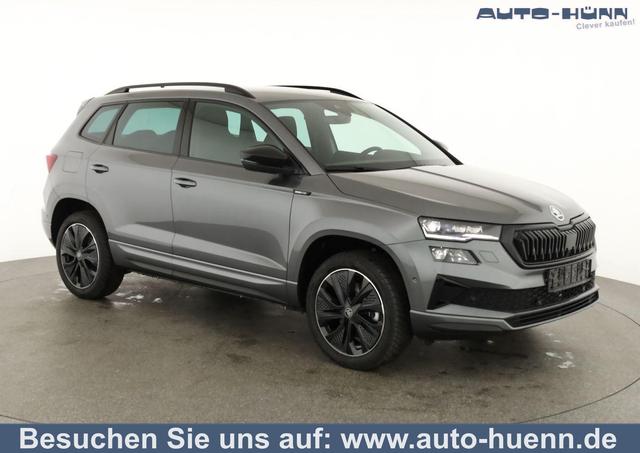 Skoda Karoq - Sportline 1.5 TSI DSG Sportline, AHK, Navi, CANTON, Matrix, AreaView, Side, Kamera, el. Klappe, FS-beheizbar