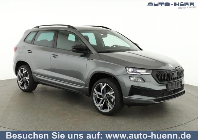 Skoda Karoq - Sportline 1.5 TSI DSG Sportline, Pano, AHK, Navi, CANTON, Matrix, AreaView, Side, FS-beheizbar, 19-Zoll