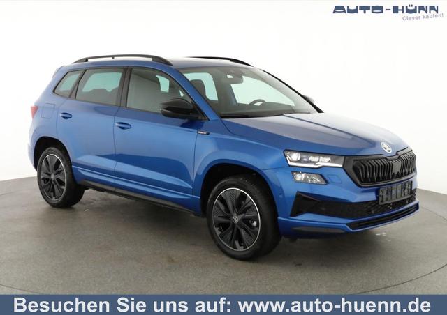 Skoda Karoq - Sportline 1.5 TSI DSG Sportline, Pano, AHK, Navi, CANTON, Matrix, AreaView, Side, FS-beheizbar