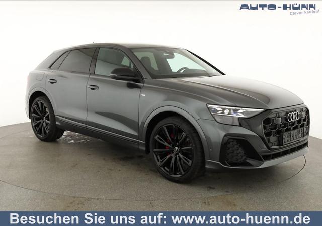 Audi Q8 - 50 TDI quattro qu S-LINE, Standheizung, HuD, Luft, Pano, B&O, 23-Zoll, AHK, Leder, AreaView, Optik schwarz