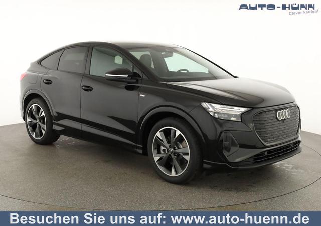 Audi Q4 Sportback e-tron - 45 S-LINE quattro, AHK, Navi, Matrix, Komfort, Side, Kamera, el. Klappe, Winter, 20-Zoll