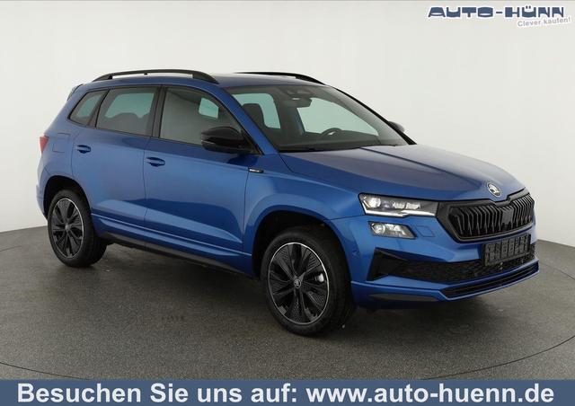 Skoda Karoq - Sportline 1.5 TSI DSG Sportline, Pano, AHK, Navi, CANTON, Matrix, AreaView, Side, el. Klappe, FS-beheizbar, 5 J.-Garantie