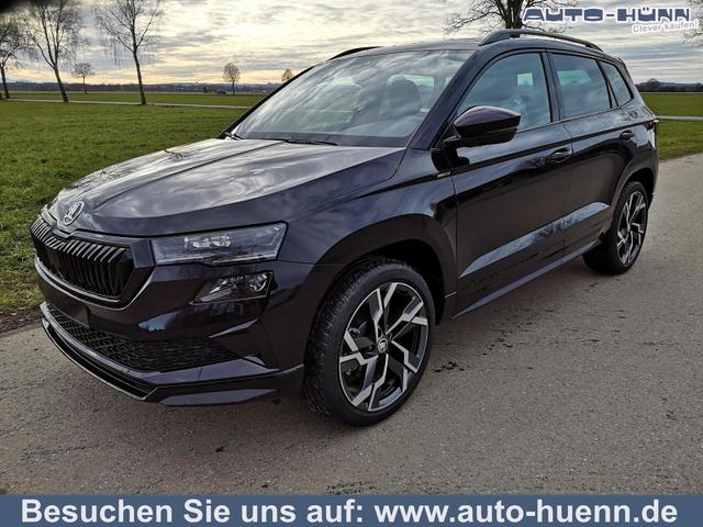 Skoda Karoq - Sportline 2.0TDI DSG 4x4 AHK Matrix Leder 19 Zoll