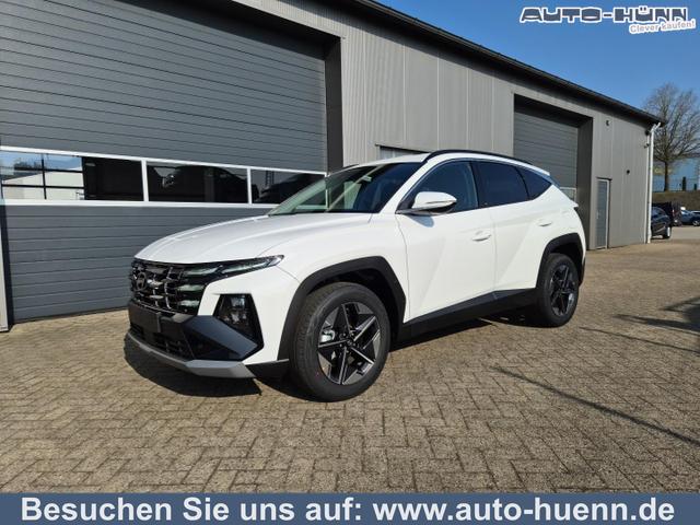 Hyundai TUCSON - Trend 1.6 T-GDI 160PS Automatik FACELIFT MY2025 elektr. Heckklappe Teil-Leder Sitzheizung v+h Lenkradheizung ACC Klimaautomatik Navi Touchscreen DAB+ wireless Apple CarPlay + Android Auto PDC Rückf.Kamera Matrix-LED-Scheinw.