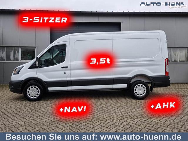 Ford Transit - L3H2 2.0 TDCi 130PS Trend 3,5t 3-Sitzer AHK Klima Navi Bluetooth DAB Frontscheibe beheizb. PDC v+h Rückf.Kamera Tempomat
