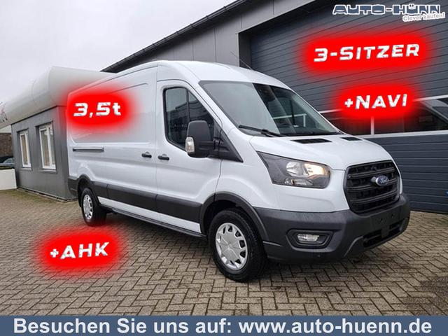 Ford Transit - L3H2 2.0 TDCi 130PS Trend 3,5t 3-Sitzer AHK Klima Navi Bluetooth DAB Frontscheibe beheizb. PDC v+h Rückf.Kamera Tempomat
