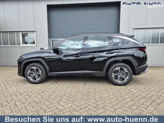 Hyundai TUCSON - 1.6 T-GDI 160PS Sitzheizung Lenkradheizung Klimaautomatik Navi 12,3"-Touchscreen DAB+ wireless Apple CarPlay + Android Auto PDC v+h Rückf.Kamera 2xKeyless 17-LM