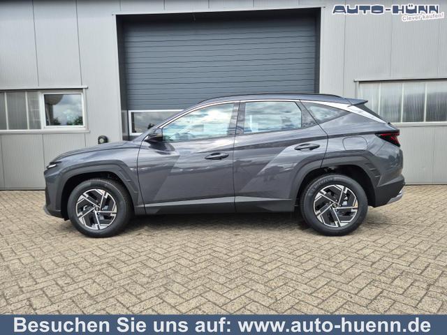 Hyundai TUCSON - 1.6 T-GDI 160PS Sitzheizung Lenkradheizung Klimaautomatik Navi 12,3"-Touchscreen DAB+ wireless Apple CarPlay + Android Auto PDC v+h Rückf.Kamera 2xKeyless 17-LM