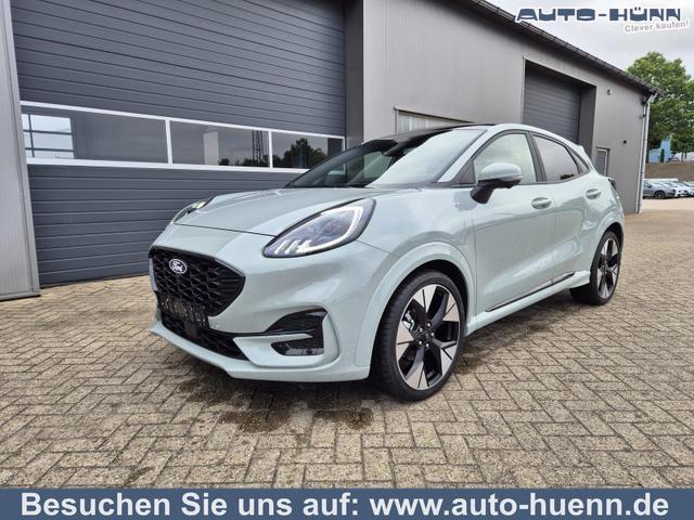 Ford Puma - ST-Line X 1.0 EcoBoost Hybrid 125PS Automatik Matrix-LED elektr. PanoDach 4x Kamera AbstandsTempomat el.Heckklappe Premium Leder (Sensico) B+O-Sound Klimaautomatik Sitzheizung Lenkradheizung Frontscheibe beheizb. Ford-Navi SYNC4 Bluetooth Apple CarP