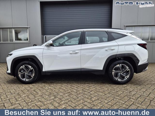 Hyundai TUCSON - 1.6 T-GDI 160PS Sitzheizung Lenkradheizung Klimaautomatik Navi 12,3"-Touchscreen DAB+ wireless Apple CarPlay + Android Auto PDC v+h Rückf.Kamera 2xKeyless 17-LM