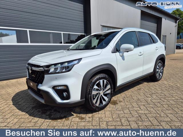 Suzuki S-Cross - Comfort+ 129PS MHEV 4x4 ALLGRIP 1.4 Boosterjet Teil-Leder Navi Klimaautomatik Sitzheizung ACC PDC v+h 4x Kamera Suzuki-Radio Apple CarPlay Android Auto Touchscreen 2xKeyless 17-LM