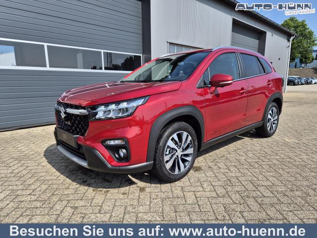 Suzuki S-Cross - Comfort+ 129PS MHEV 4x4 ALLGRIP 1.4 Boosterjet Teil-Leder Navi Klimaautomatik Sitzheizung ACC PDC v+h 4x Kamera Suzuki-Radio Apple CarPlay Android Auto Touchscreen 2xKeyless 17-LM