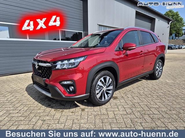 Suzuki S-Cross - Comfort+ 129PS MHEV 4x4 ALLGRIP 1.4 Boosterjet Teilleder Navi Klimaautomatik Sitzheizung ACC PDC v+h 4x Kamera Suzuki-Radio Apple CarPlay Android Auto Touchscreen 2xKeyless 17-LM