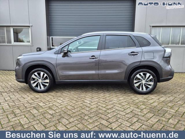 Suzuki S-Cross - Comfort+ 129PS MHEV 1.4 Boosterjet Teilleder Navi Klimaautomatik Sitzheizung ACC PDC v+h 4x Kamera Suzuki-Radio Apple CarPlay Android Auto Touchscreen 2xKeyless 17-LM