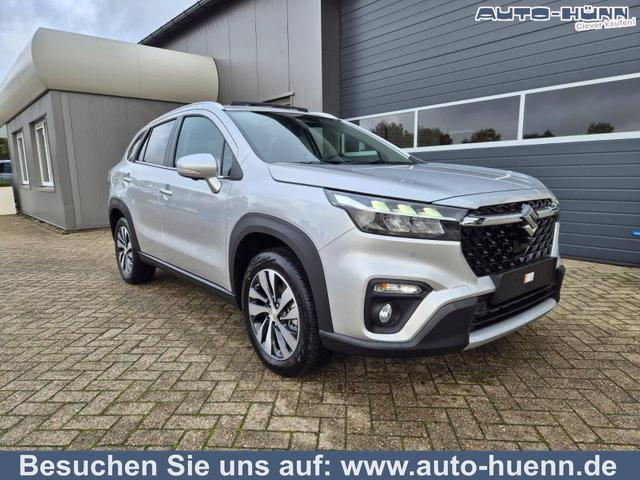 Suzuki S-Cross - Comfort+ 129PS Automatik MHEV 4x4 ALLGRIP 1.4 Boosterjet Pano-Dach Teilleder Navi Klimaautomatik Sitzheizung ACC PDC v+h 4x Kamera Suzuki-Radio Apple CarPlay Android Auto Touchscreen 2xKeyless 17-LM