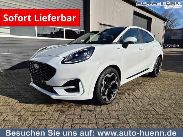 Ford Puma - ST-Line X 1.0 EcoBoost Hybrid 125PS Automatik NEUES MODELL 360&deg;Kamera AbstandsTempomat el.Heckklappe Premium Leder (Sensico) B+O-Sound Klimaautomatik Sitzheizung Lenkradheizung Frontscheibe beheizb. Ford-Navi SYNC4 Bluetooth Apple CarPlay Android A