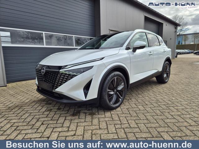 Nissan Qashqai - 1.3 DIG-T MHEV 140PS Tekna Voll-Leder Klimaautomatik PanoGlasdach Sitzheizung Lenkradheizung Navi Head-Up Display elektr. Heckklappe ACC PDC v+h 360&deg;Kamera DAB Bluetooth Touchscreen Apple CarPlay Android Auto 19"LM