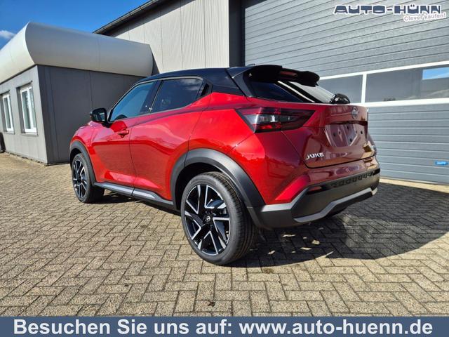 Nissan Juke - 1.0 DIG-T 114PS N-Design Automatik Teil-Leder Klimaautomatik Sitzheizung Lenkradheizung PDC v+h R&uuml;ckf.Kamera Navi 19"LM Bluetooth Touchscreen Apple CarPlay Android Auto