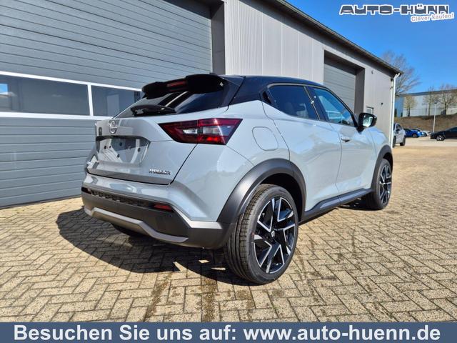 Nissan Juke - 1.0 DIG-T 114PS N-Design Automatik Teil-Leder Klimaautomatik Sitzheizung Lenkradheizung PDC v+h R&uuml;ckf.Kamera Navi 19"LM Bluetooth Touchscreen Apple CarPlay Android Auto
