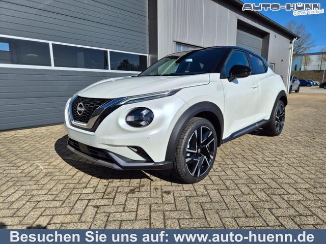 Nissan Juke - 1.0 DIG-T 114PS N-Design Automatik Teil-Leder Klimaautomatik Sitzheizung Lenkradheizung PDC v+h R&uuml;ckf.Kamera Navi 19"LM Bluetooth Touchscreen Apple CarPlay Android Auto